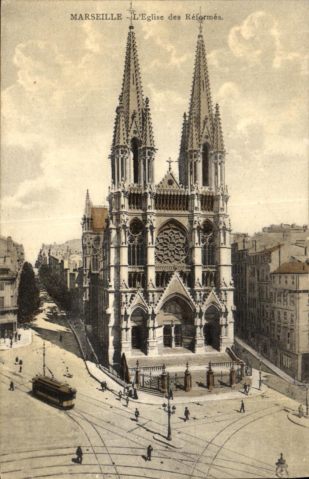 CPA Marseille L Eglise des Reformes