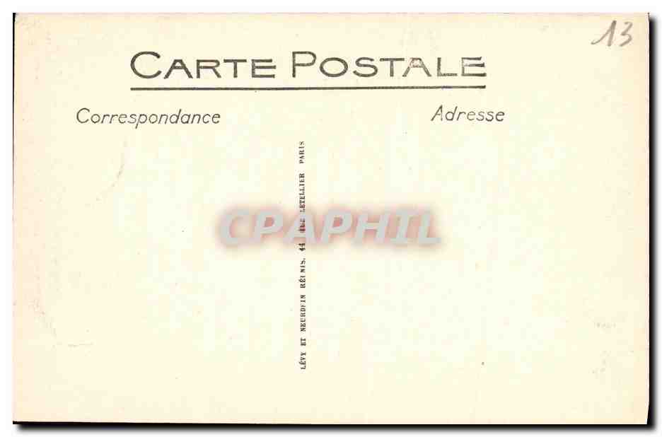 CPA Marseille Exposition Coloniale De palais de L Indo Chine — Rückseite