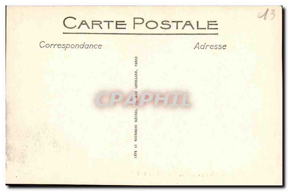CPA Marseille Exposition Coloniale Ensemble du palais de L Indo Chine — Rückseite