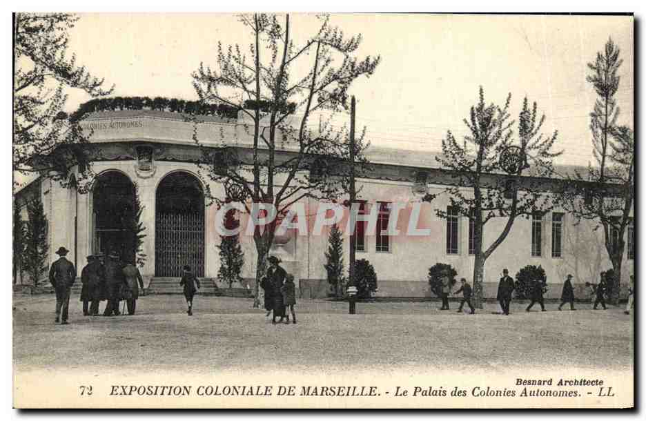 CPA Marseille Exposition Coloniale De Le Palais des Colonies Autonomes
