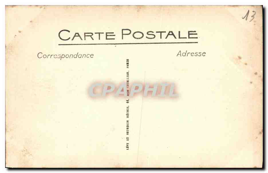 CPA Marseille Exposition Coloniale De Le Palais de L Indo Chine — Rückseite