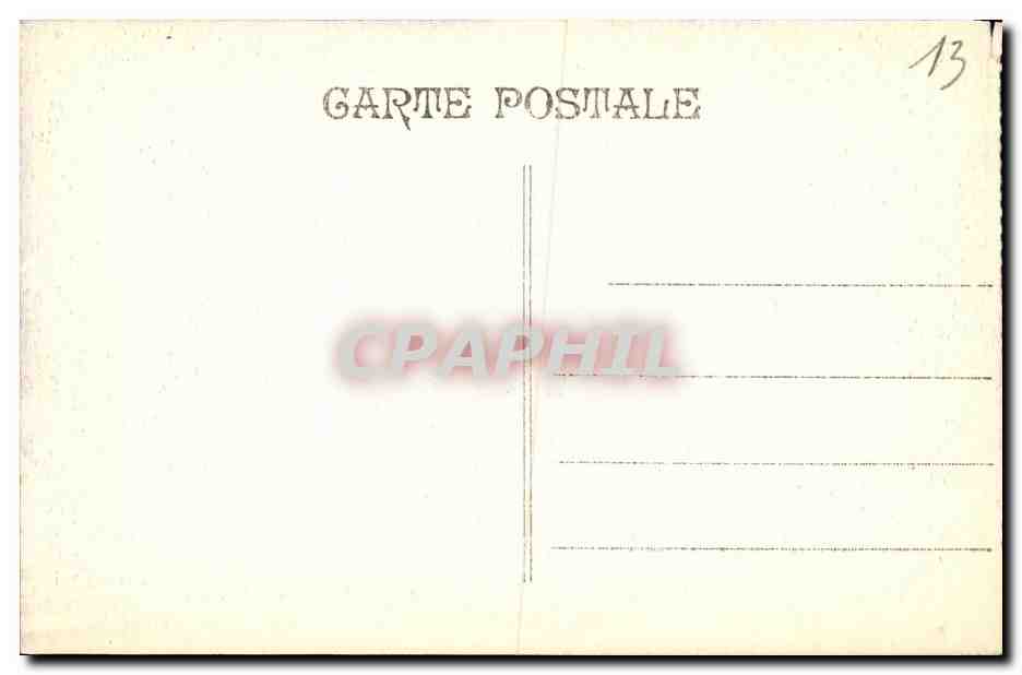 CPA Marseille Exposition coloniale Palais de l Algerie Cour interieure — Rückseite