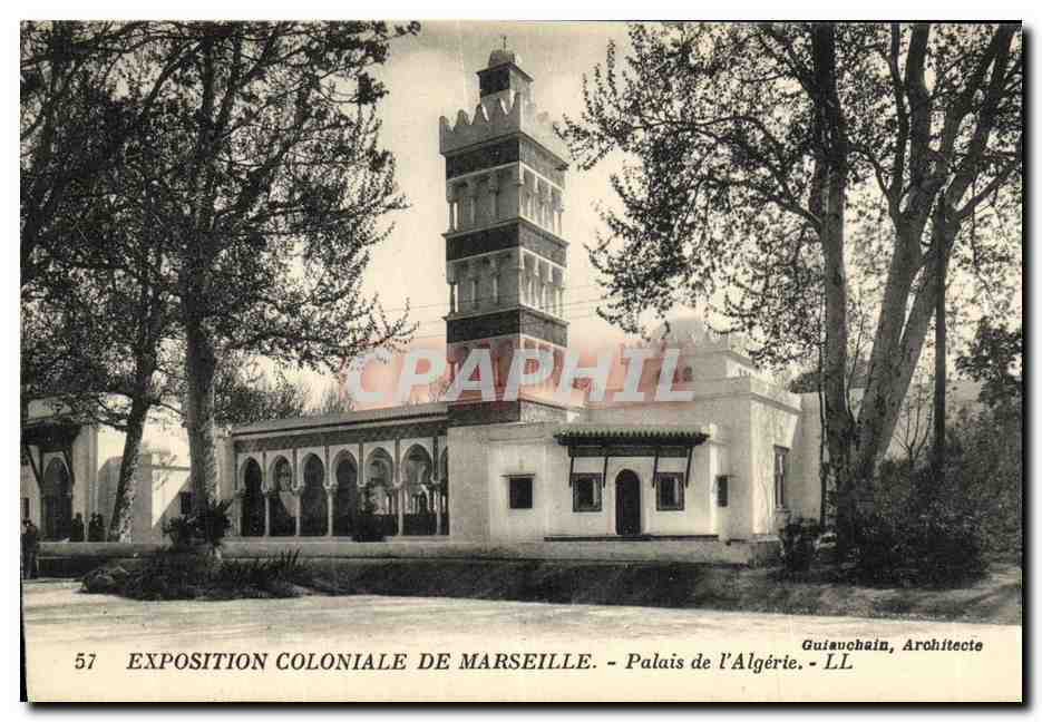 CPA Marseille Exposition Coloniale Palais de L Algerie