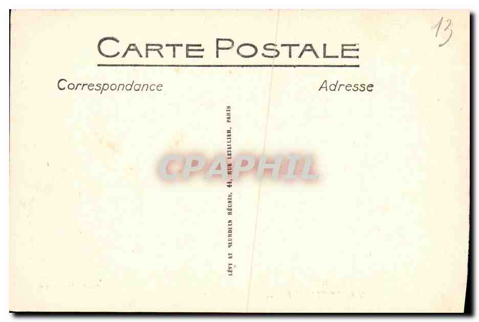 CPA Marseille Exposition Coloniale Palais de L Algerie — Rückseite