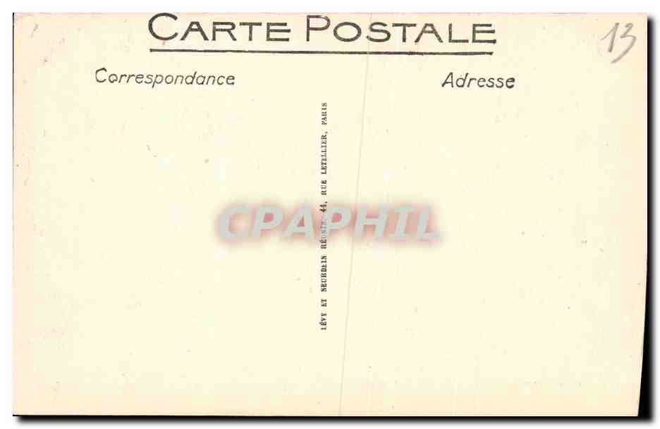 CPA Marseille Exposition Coloniale De Palais de L Algerie Salle mauresque — Rückseite