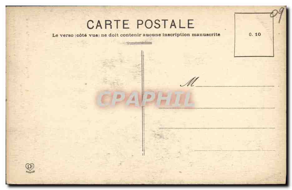 CPA Mirepoix Portique Entree De La Cathedrale — Rückseite