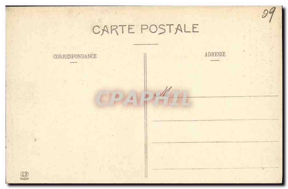Les Pyrénées Ariégeoises — Le Castelet, près Les-Thermes, à l'entrée du ravine de Lagal — Phototypie Labeneche frères, Toulouse — Achterkant