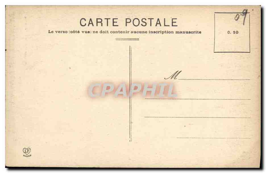 CPA Mirepoix Portique Entree de la cathedrale St Maurice — Rückseite