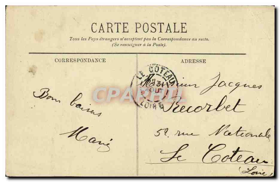 Le Touquet — Le Château — LL. — Éditeur LL. — Rückseite