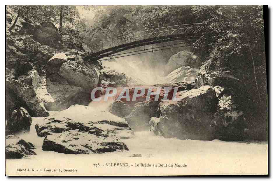 CPA Allevard Le Breda Au Bout du Monde