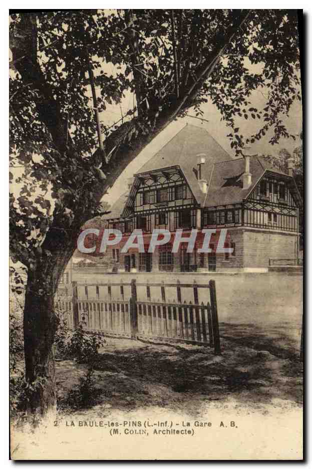 CPA La Baule Les Pins La Gare