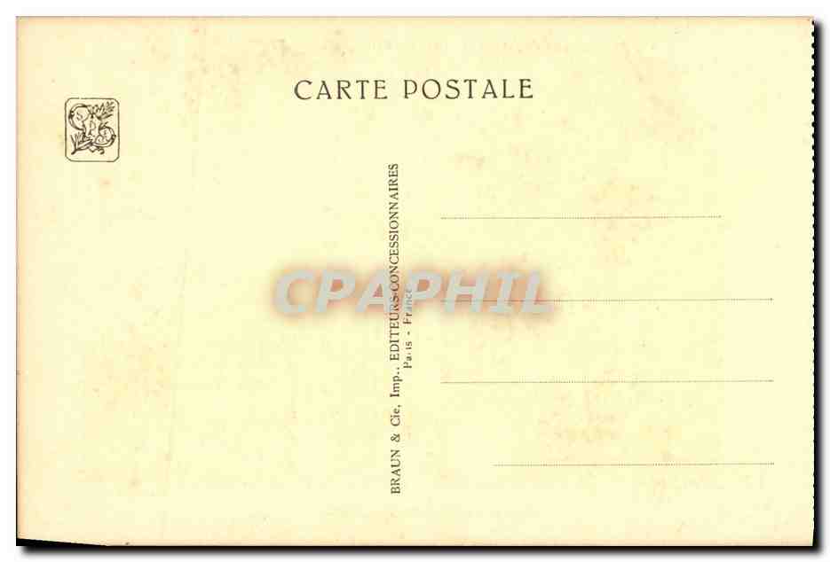 CPA Expostion Coloniale Internationale Paris 1931 Cameroun Togo Le pavillon de la chasse — Rückseite