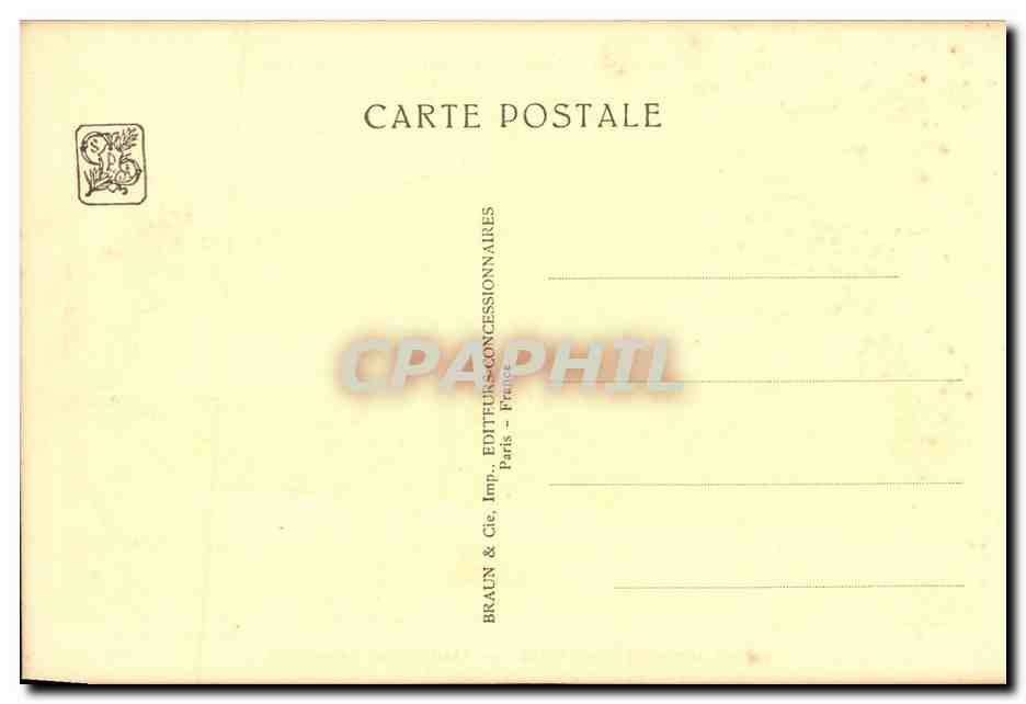 Le Congo Belge — Vue prise du portique des Industries de Luxe vers le Pavillon d'Honneur — Exposition Coloniale Internationale — Paris 1931 — Rückseite