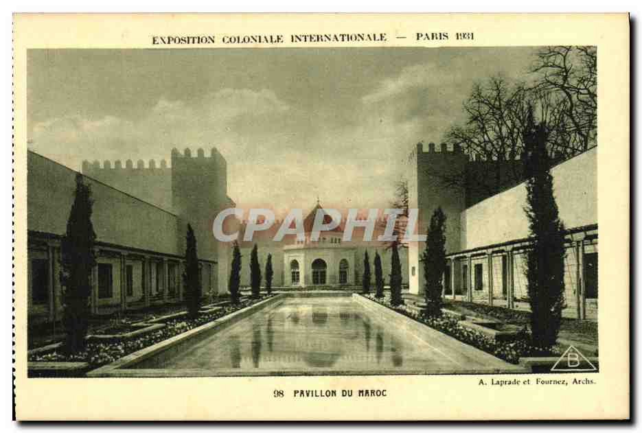 Pavillon du Maroc — Exposition Coloniale Internationale — Paris 1931 — A. Laprade et Fournéz, Archs.