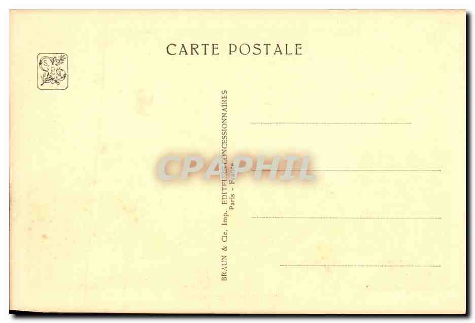 CPA Expostion Coloniale Internationale Paris 1931 Madagascar Aloalo des Bucranes — Rückseite
