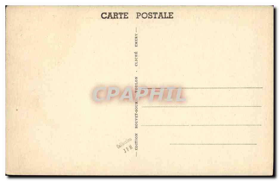CPA Bateau Guerre Croiseur de 10000 tonnes par gros temps — Verso