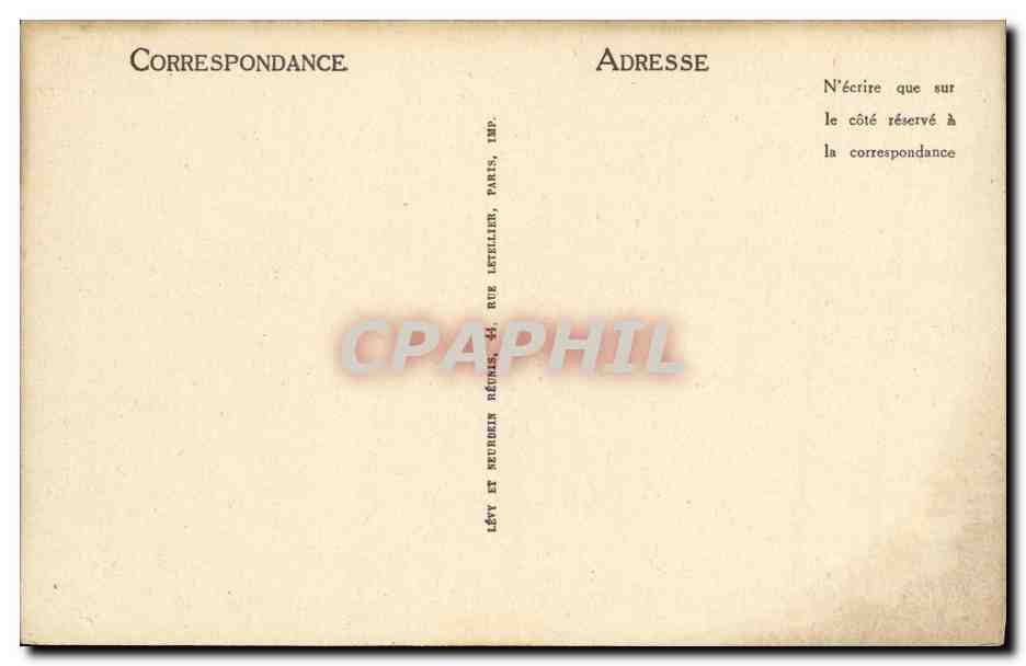 CPA Bateau Guerre Marine de Guerre La Divison de Contre Torpilleurs de Brest — Verso