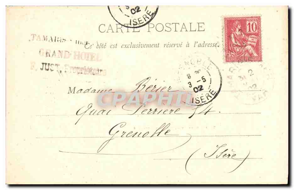 Torpilleurs attaquant un cuirassé — Toulon-sur-Mer — Phot. A. Bougault — Verso
