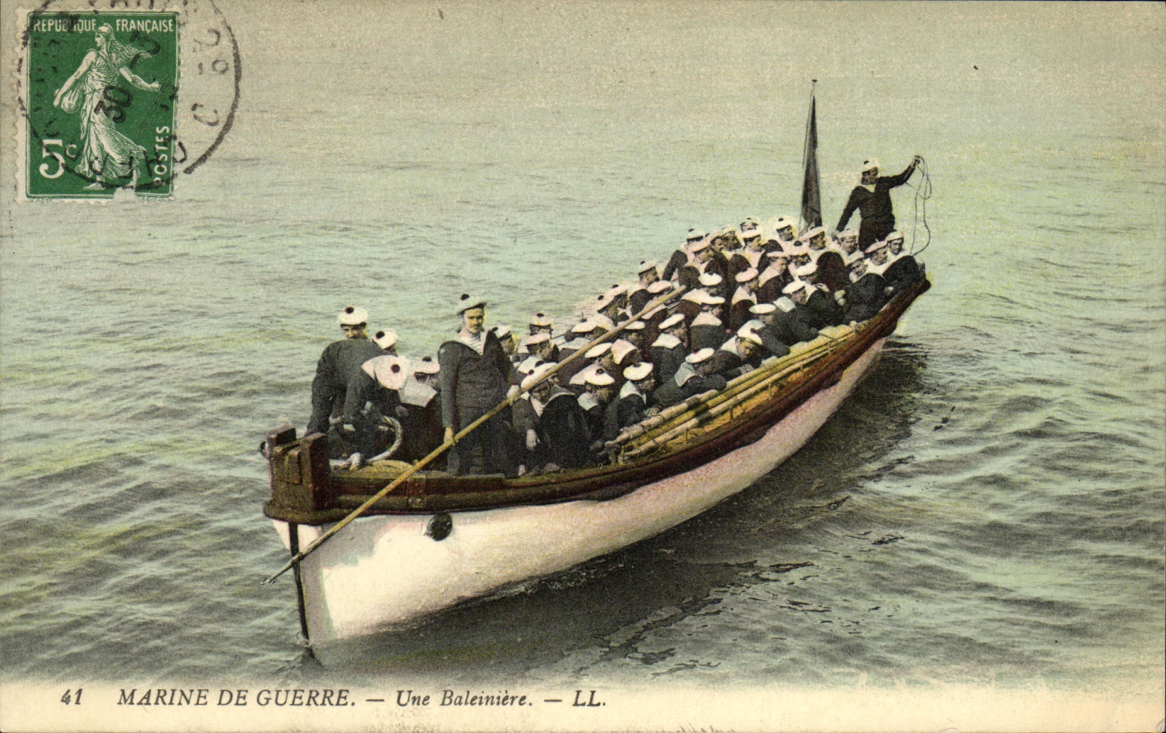 Marine de Guerre — Une Baleinière — LL. — Édition LL.