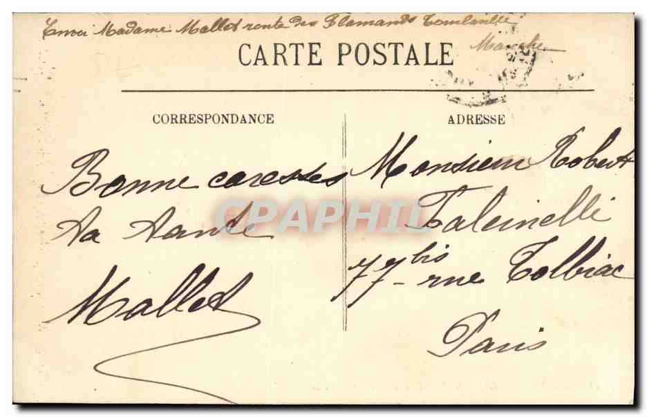 Marine de Guerre — Une Baleinière — LL. — Édition LL. — Rückseite