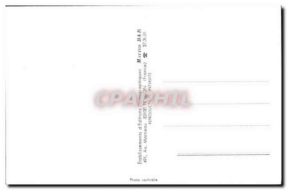 CPM Bateau Guerre Acacia Dragueur 1975 — Verso
