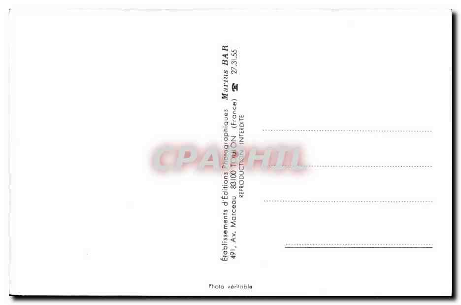 CPM Bateau Guerre Acanthe Dragueur 1975 — Verso