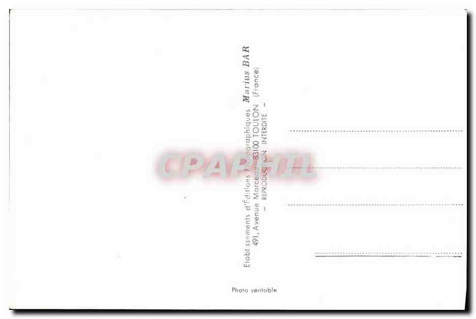 CPM Bateau Guerre Aconit Fregate 1974 — Verso