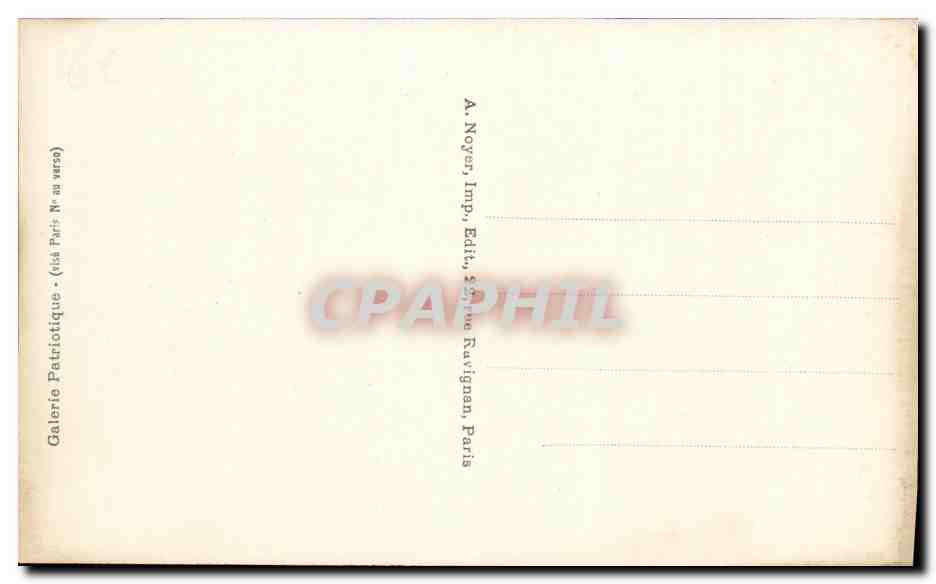 H.M.S. Dreadnought AJAX — navire de guerre britannique — éditeur A.N. Paris, n° 578 — Verso