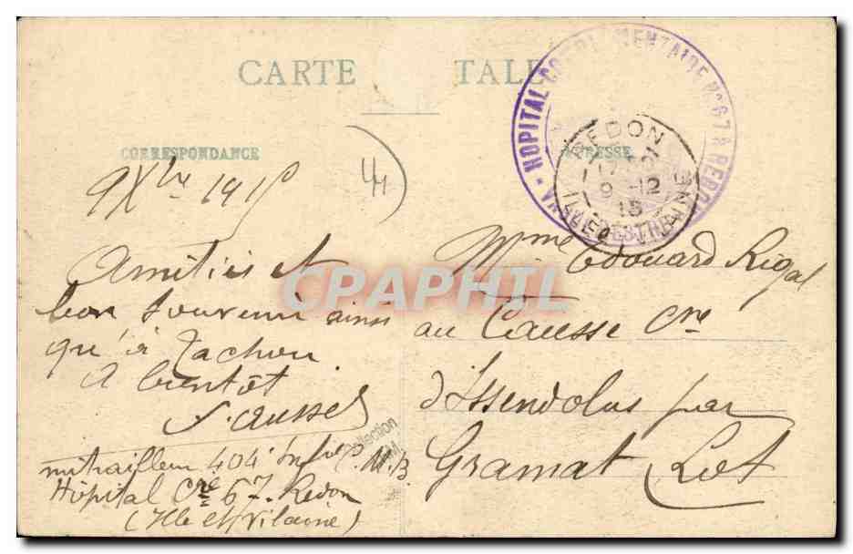 Saint-Nazaire — Le cuirassé Amiral-Aube — Éditeur Delaunay, n°17 — Reverso