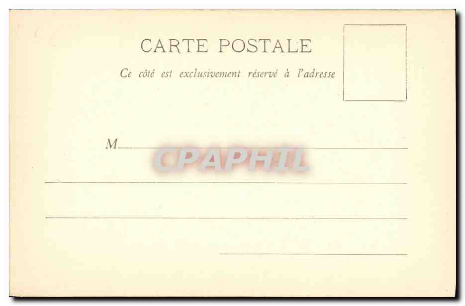 CPA Bateau Guerre Souvenir du Combat Naval Paris Porte des Ternes Amiral Baudin  — Verso