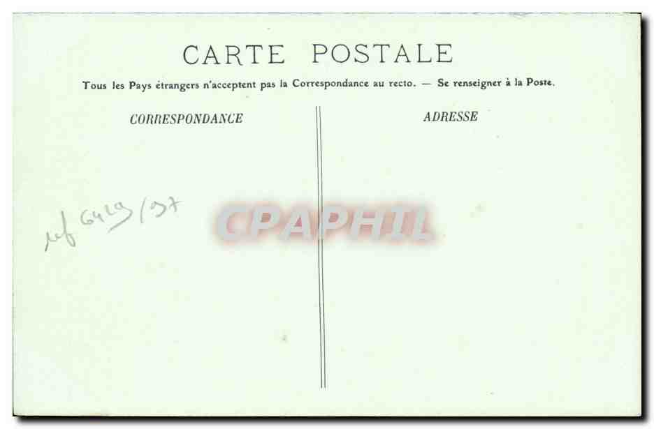 CPA Bateau Guerre L Amiral Baudin Cuirasse a Tourelles — Verso