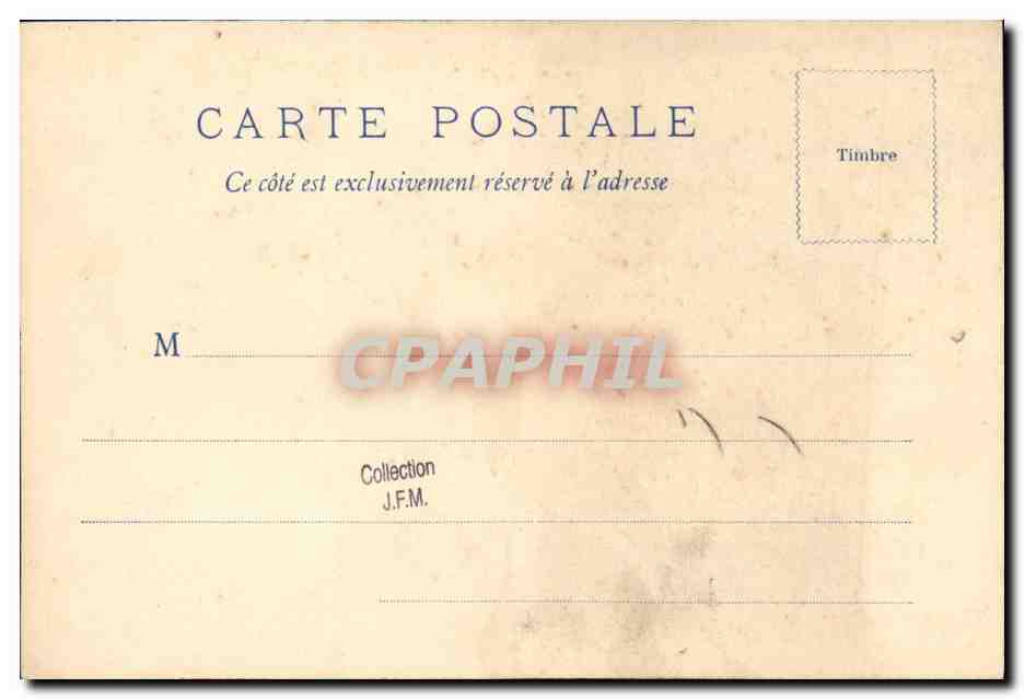 CPA Bateau Guerre Garde Cotes Cuirasse Amiral Trehouart Bouvines  — Verso