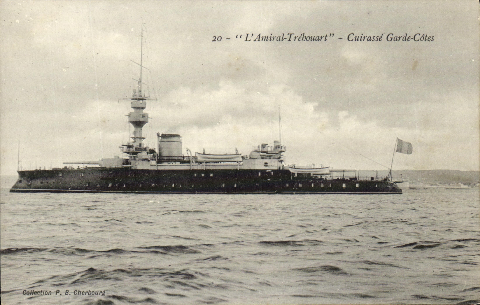 L'Amiral-Trébouart — Cuirassé Garde-Côtes — Collection P. B. Cherbourg