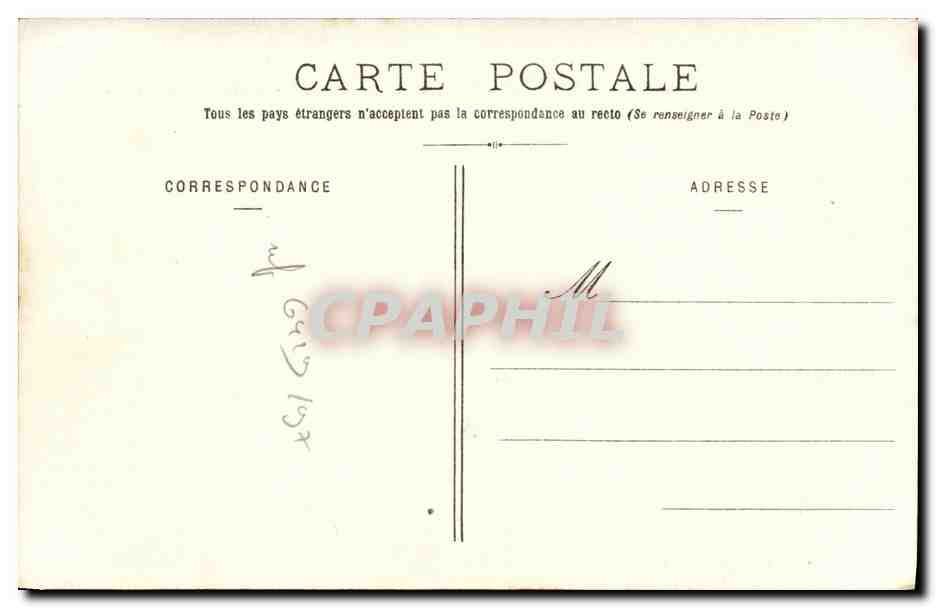 L'Amiral-Trébouart — Cuirassé Garde-Côtes — Collection P. B. Cherbourg — Verso