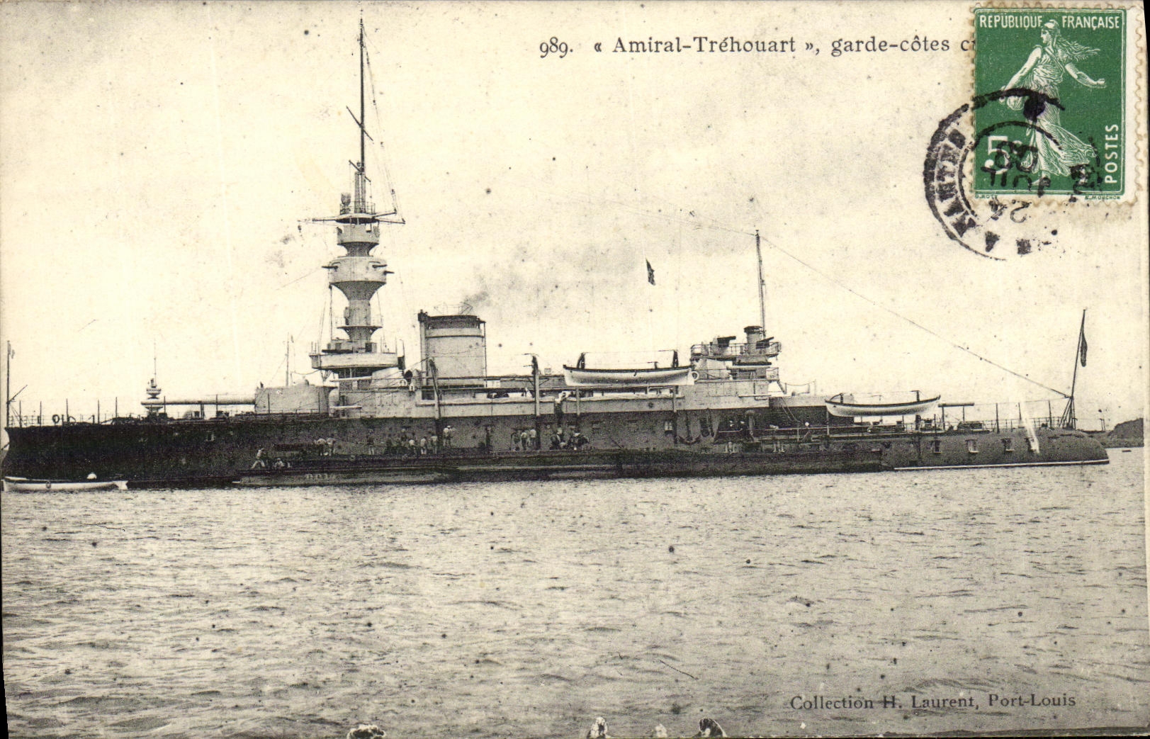 « Amiral-Tréhouart », garde-côtes — Collection H. Laurent, Port-Louis