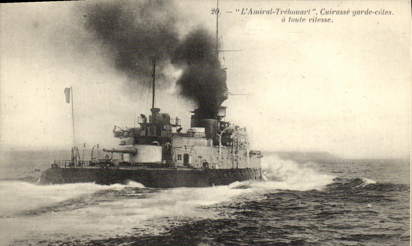 L'Amiral-Tréhouart — Cuirassé garde-côtes à toute vitesse — éditeur non identifié, n° 20