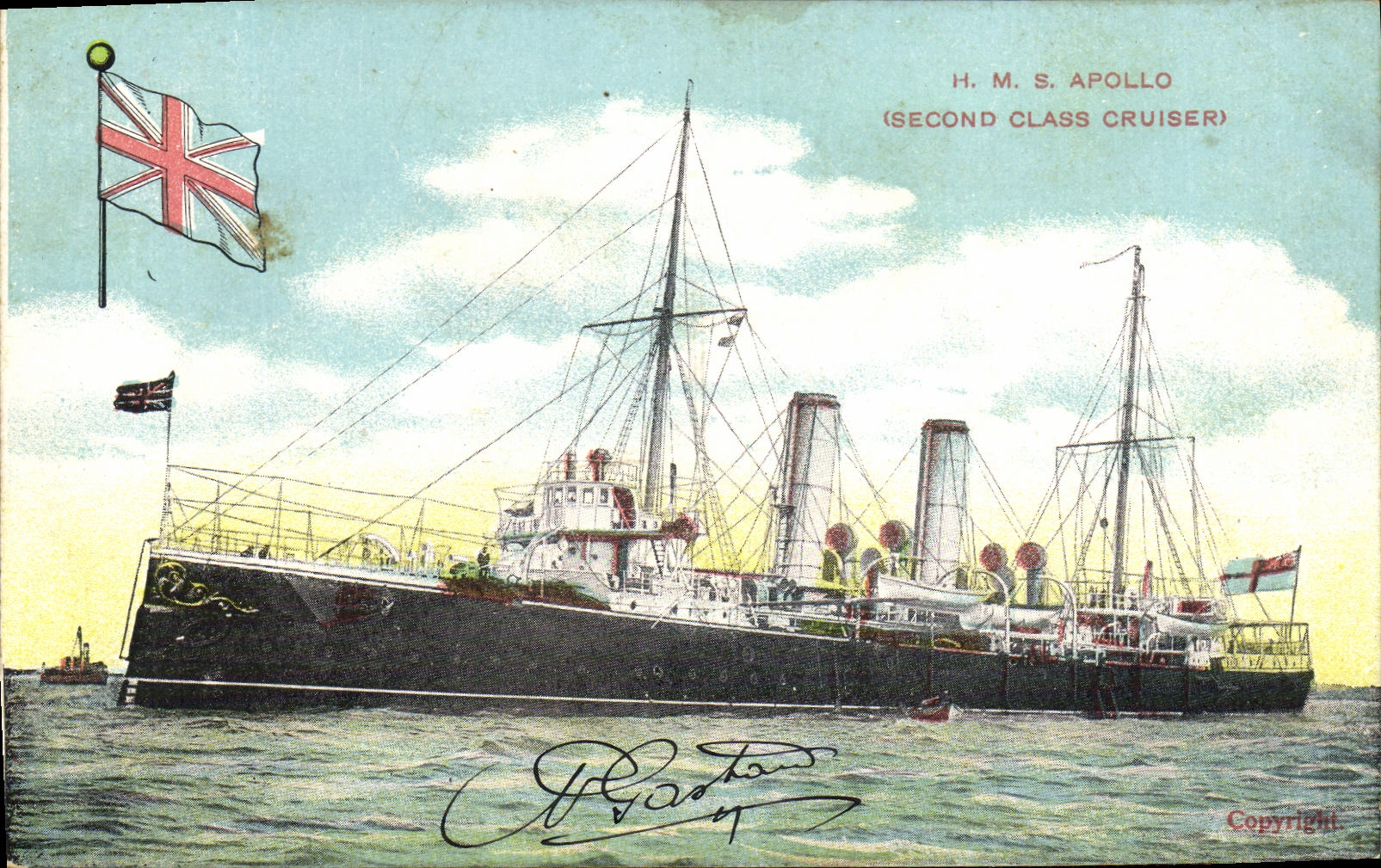 H.M.S. Apollo — Second Class Cruiser — G.D.&D. Ltd.