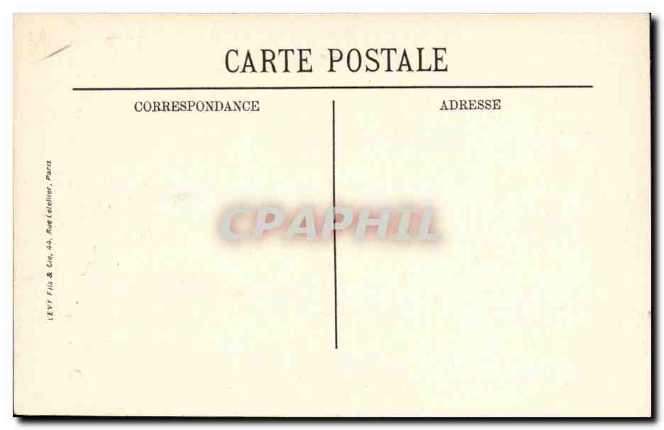 CPA Bateau Guerre Marine de Guerre Arbalete Contre Torpilleur — Verso