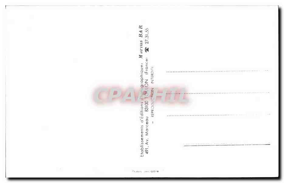 CPM Bateau Guerre Argens B D C 1978 — Verso
