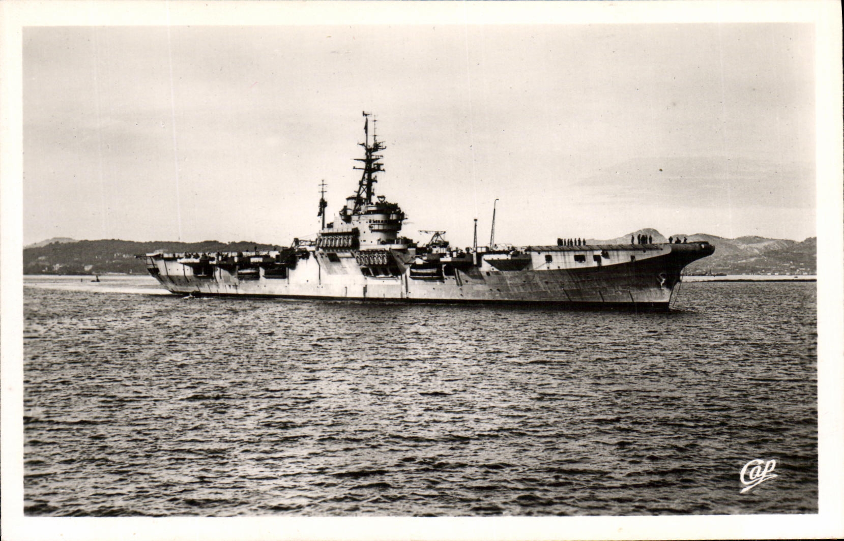 CPM Bateau Guerre Porte Avions Arromanches 