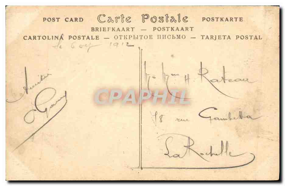 Le Contre-Torpilleur « Aspirant-Herber » — éditeur inconnu, n° de série non visible — Reverso