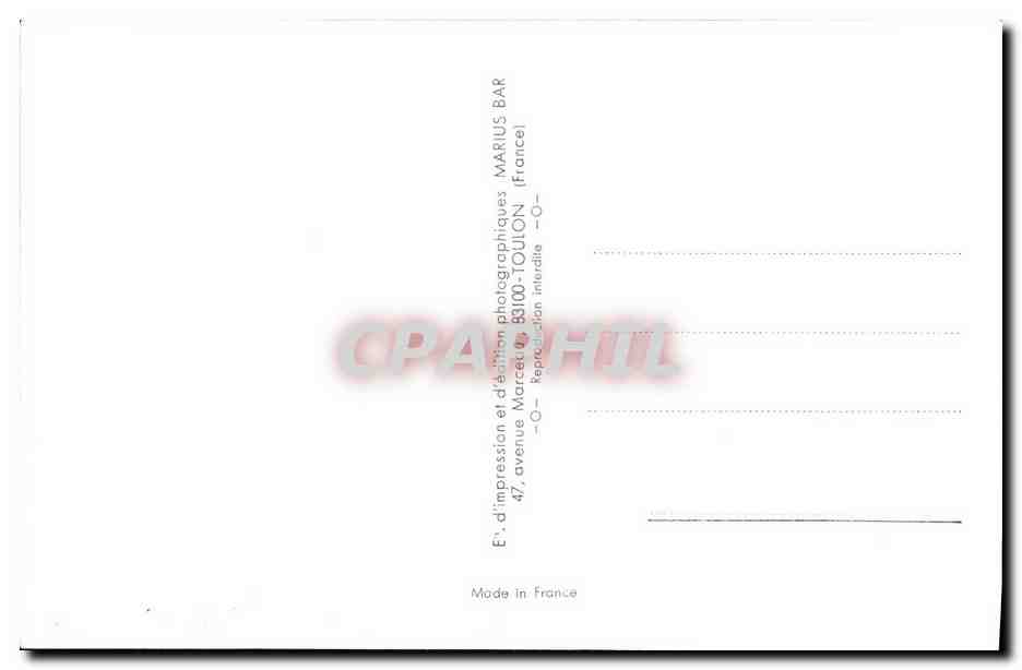 CPM Bateau Guerre Autun Dragueur 1963 — Verso