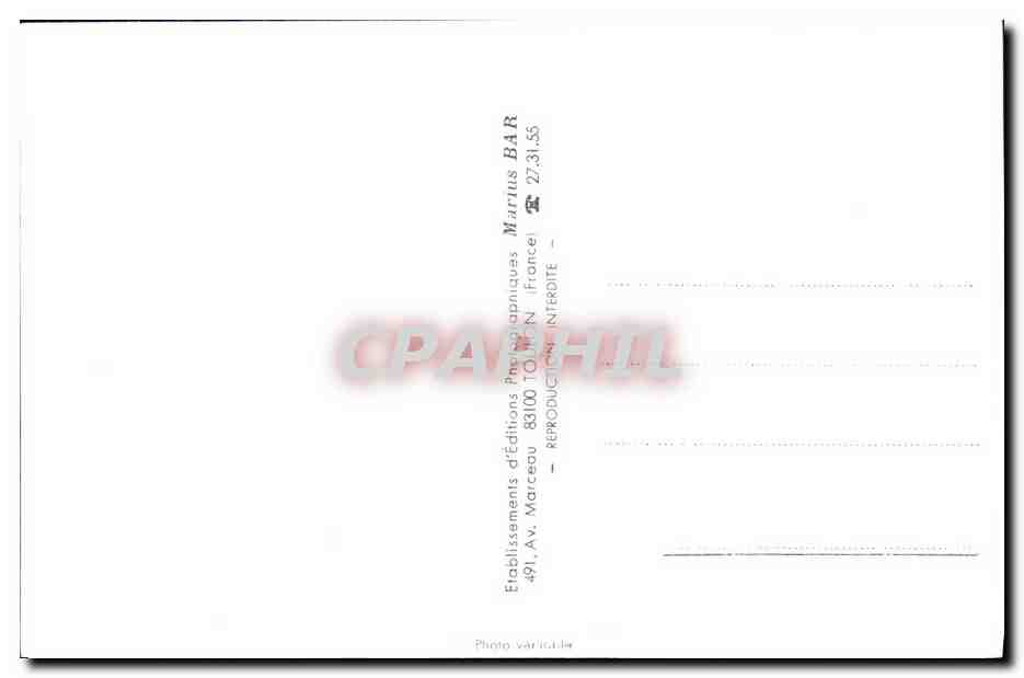 CPA Bateau Guerre Baccarat Dragueur 1963 — Verso
