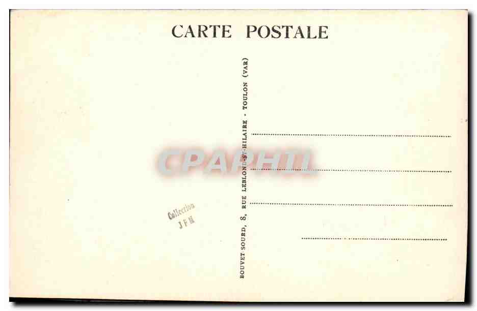 CPA Bateau Guerre Porte Avion Bearn — Verso