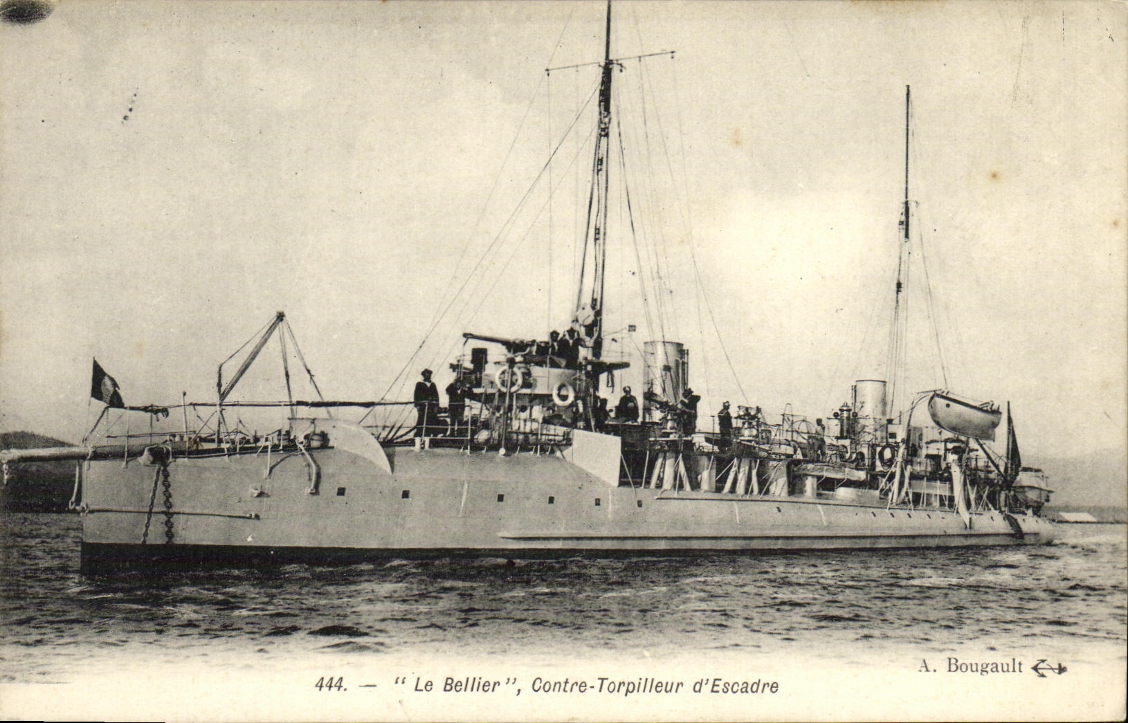 Le Bellier — Contre-Torpilleur d'Escadre — A. Bougault n°444