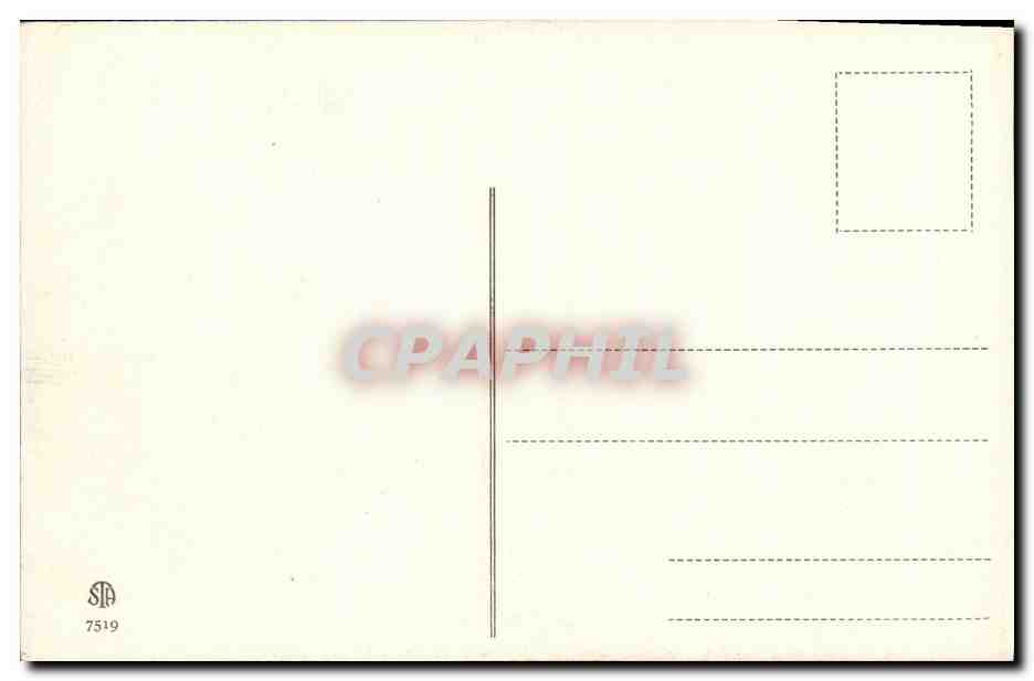 CPA Bateau Guerre Cacciatorpediniere Bersagliere — Verso
