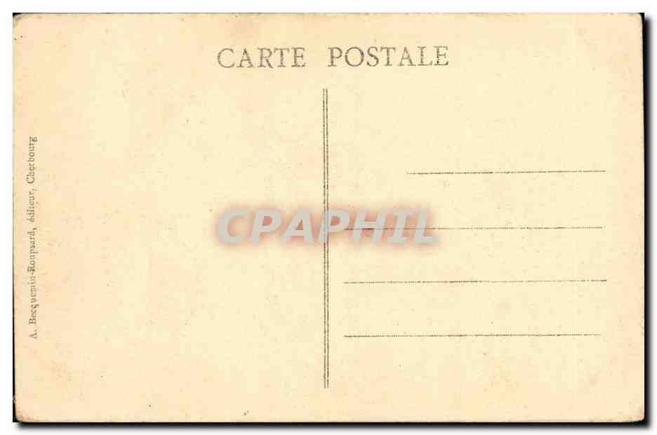 Cherbourg - Le Torpilleur "Boulonnais" — Verso