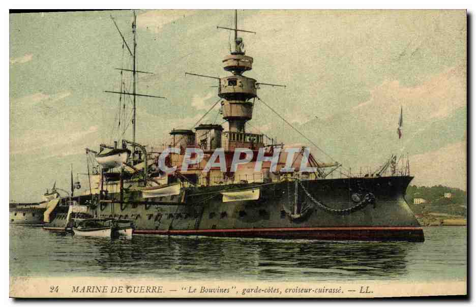 Le Bouvines — croiseur-cuirassé, garde-côtes — LL. n°24