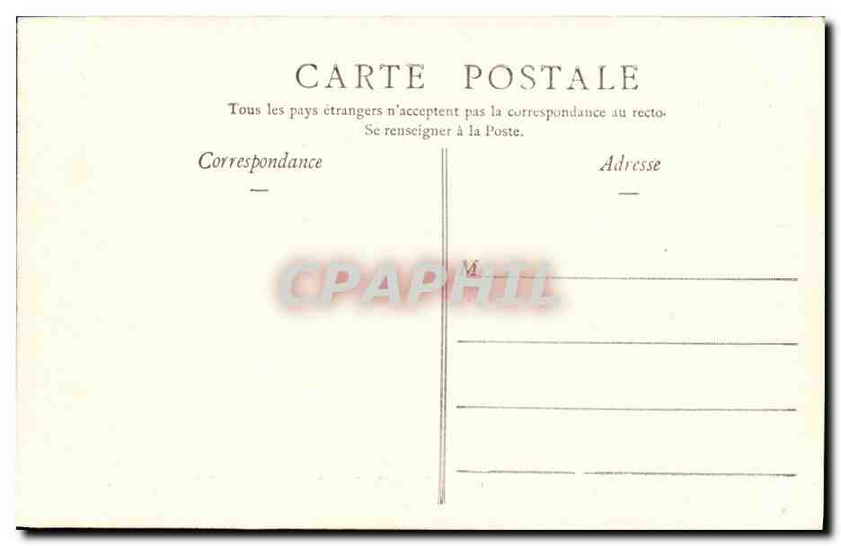 CPA Bateau Guerre Cherbourg Le Bouvines Croiseur Garde cotes — Verso