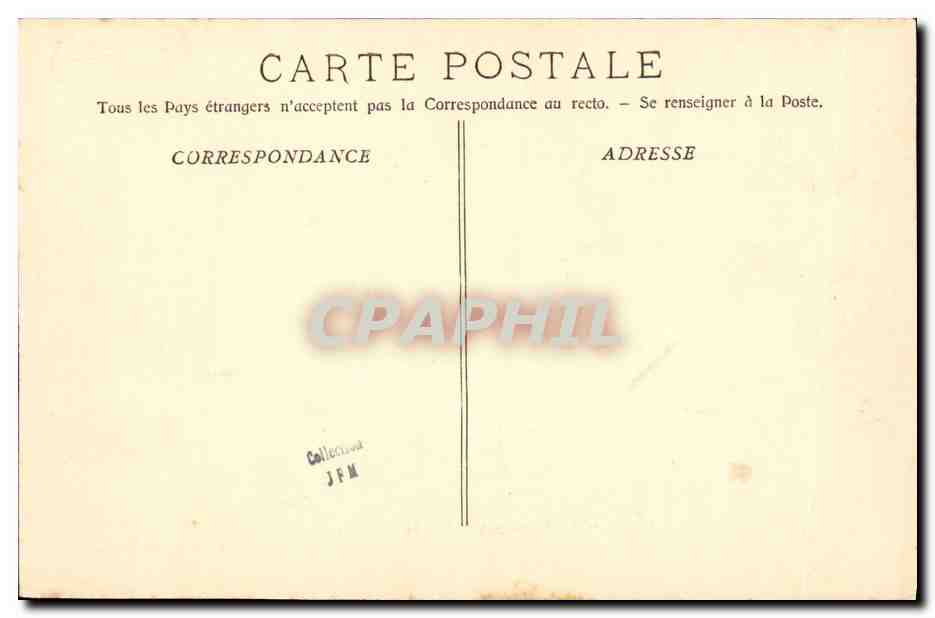 Le Bouvines — Garde-côtes cuirassé — A. Bougault n°514 — Verso